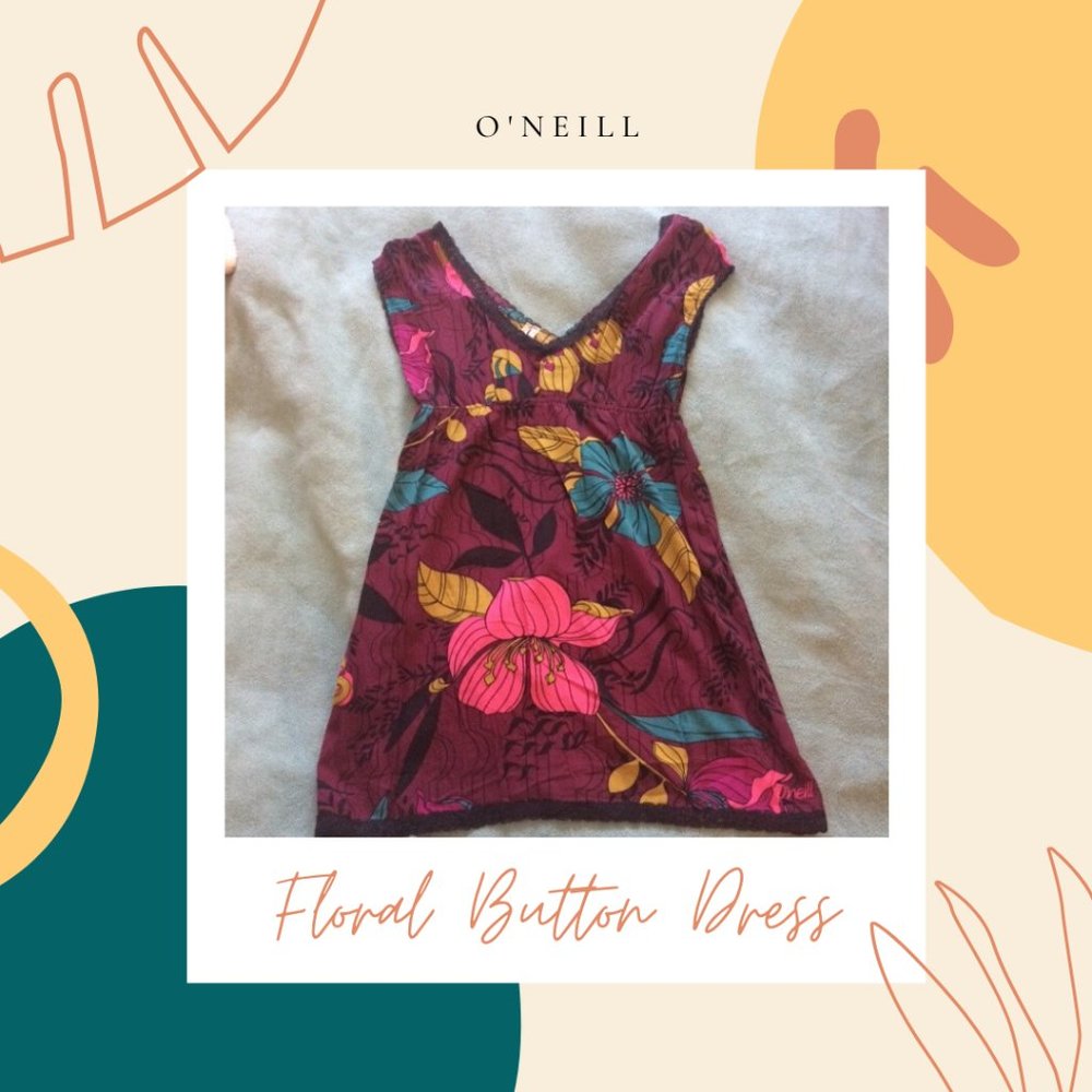 O'Neill Floral Button Dress